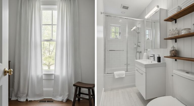 Stylish Bathroom Window Curtain Designs | Modern & Functional Ideas