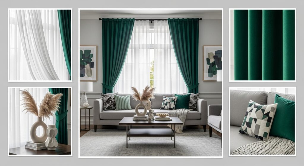 15 Luxurious and Modern Curtain Styles 3 Whisk a7bdfc6e30e3fe393be460a94cdad2e4dr 1