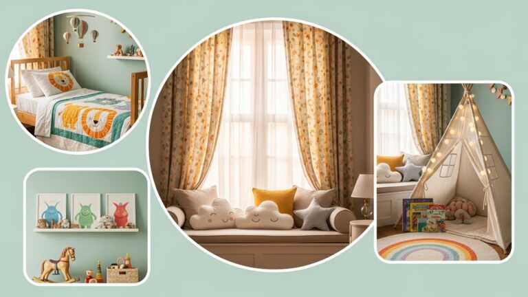 Cozy Window Curtains for Your Child’s Room