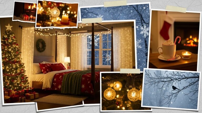 Christmas Bedroom Windows