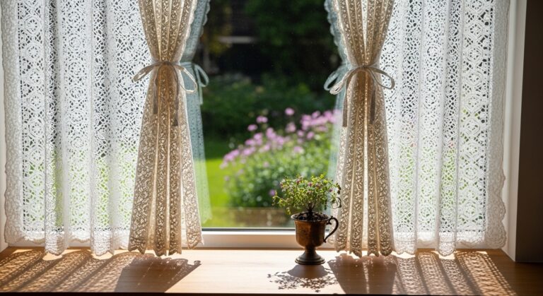 Crochet Window Curtains & Valances