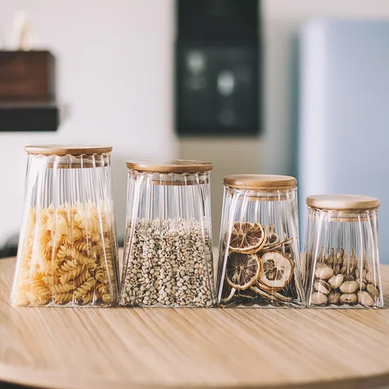 https://image.made-in-china.com/202f0j00ltWqzmncHhpQ/Kitchen-Canisters-Bamboo-Lids-Food-Storage-Jar-Use-Glass-Clear-Glass-Jar.webp