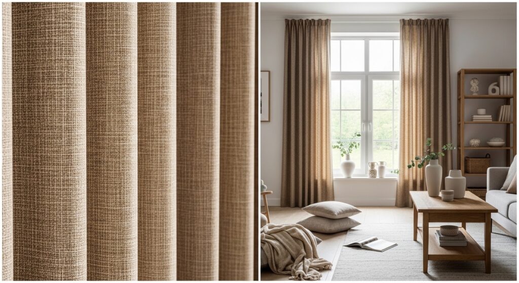 earth tone curtain colors living room