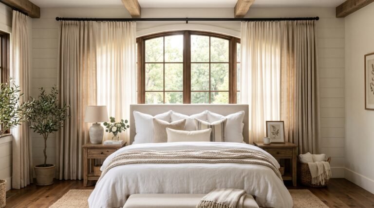 Curtains Above Bed Window: 15 Stylish Ideas for a Cozy and Beautiful Bedroom