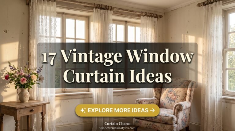 Vintage Window Curtains: 17 Timeless Styles That Bring Classic Charm to Your Home in 2026