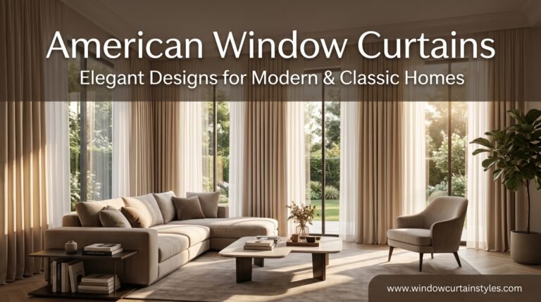 American Window Curtains: The Ultimate Guide to Elegant, Modern, and Timeless Window Treatments