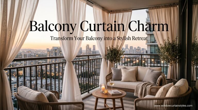 15 Balcony Curtain Ideas to Create a Stylish Outdoor Space