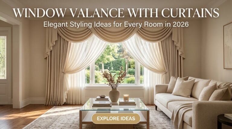 Window Valance with Curtains: Elegant Styling Ideas for Every Room in 2026