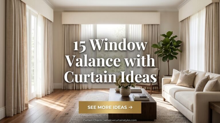 Window Valance with Curtains: 15 Elegant Ideas for a Stylish Home (2026)