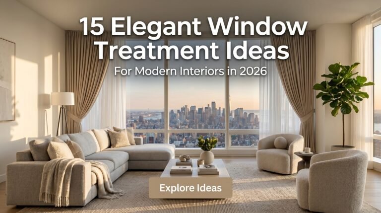15 Elegant Window Treatment Ideas for Modern Interiors