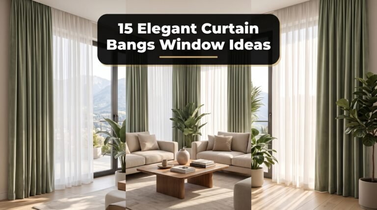 Curtain Bangs Window Ideas: 15 Elegant Ways to Transform Your Home in 2026