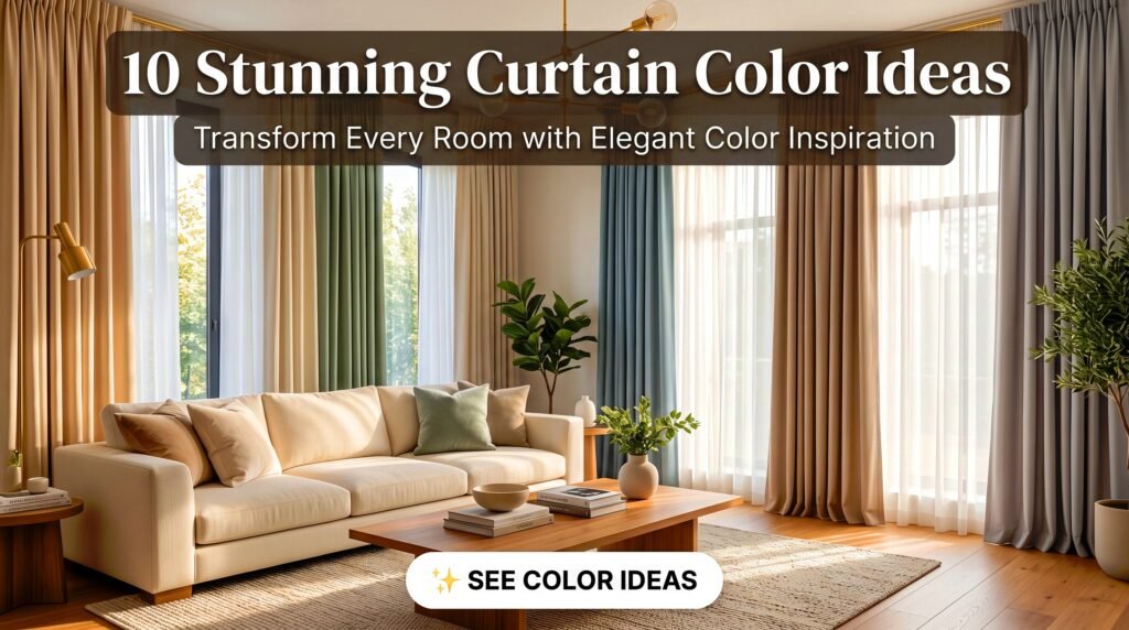 10 Stunning Best Curtain Color Ideas to Transform Your Home 2 Curtain color ideas living room 202607311202